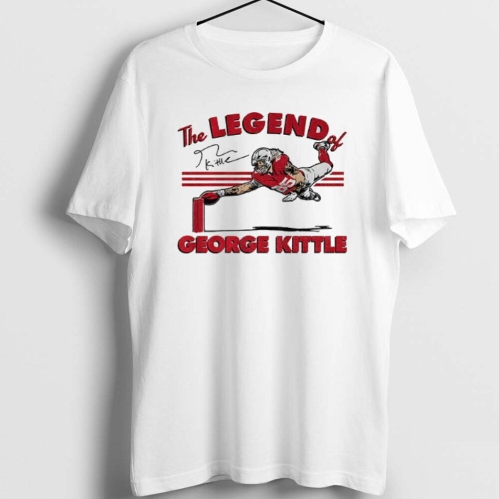 Official The Legend Of George Kittle San Francisco 49ers NFL T-Shirt 90